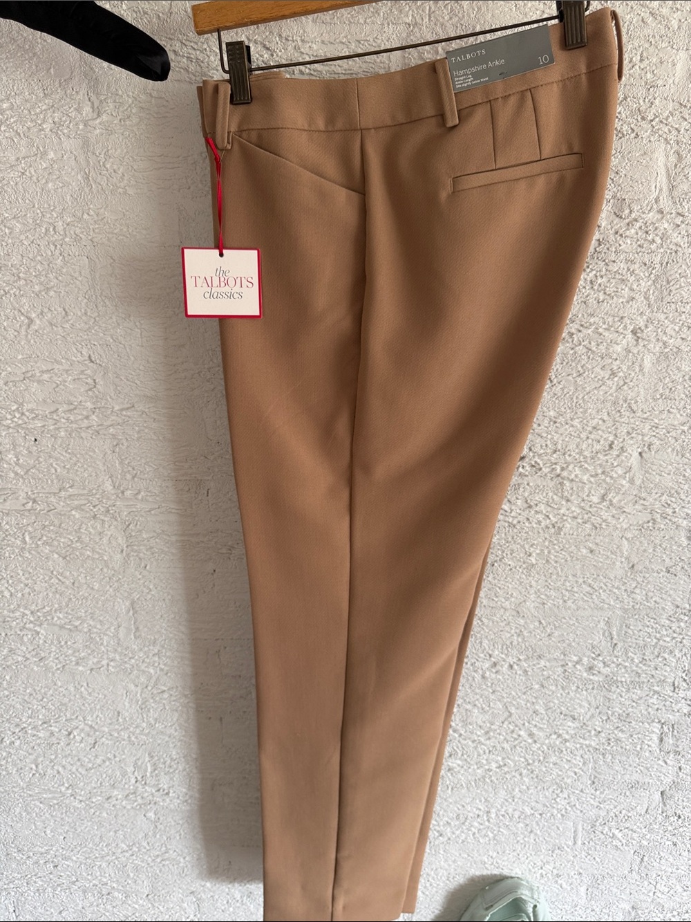 Talbots Camel Straight-Leg Dress Pants